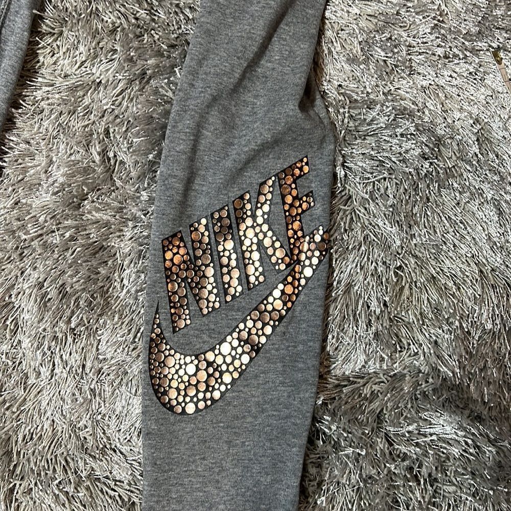 Nike Gold foil leggings - Picture 3 of 4